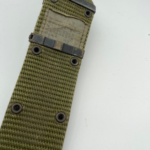 Vintage US Army Belt Military Issue Nylon LC-2 Individual Equipment Gear Size L - Picture 7 of 9